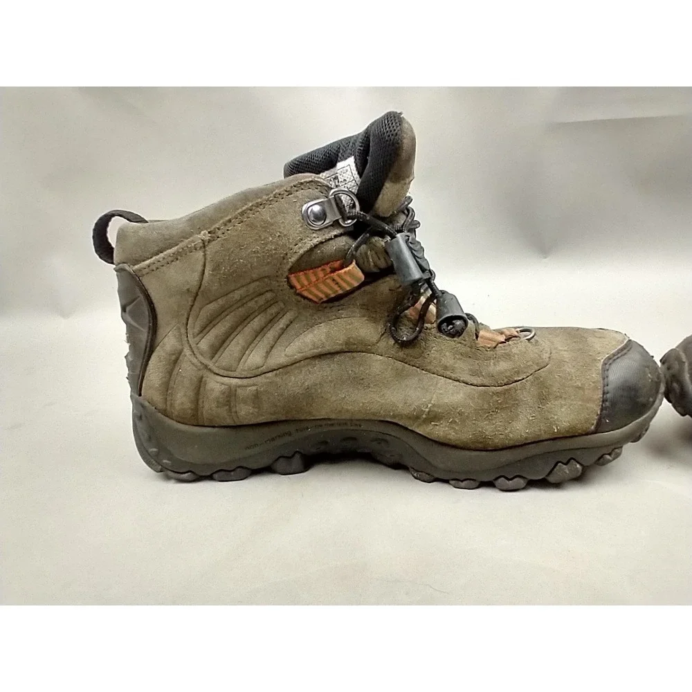 Merrell Chameleon Thermo Mid Waterproof Hiking Boot Kids 3.5 Leather Continuum‎
